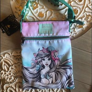 Loungefly Disney Ariel Little Mermaid passport bag